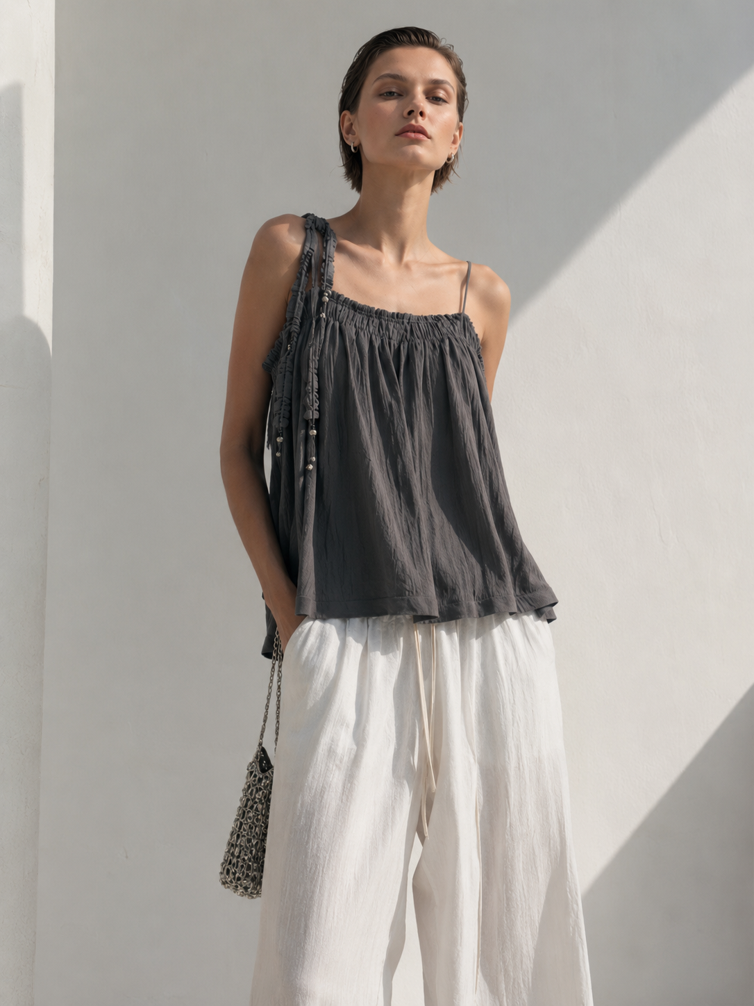 Charcoal Muse Top