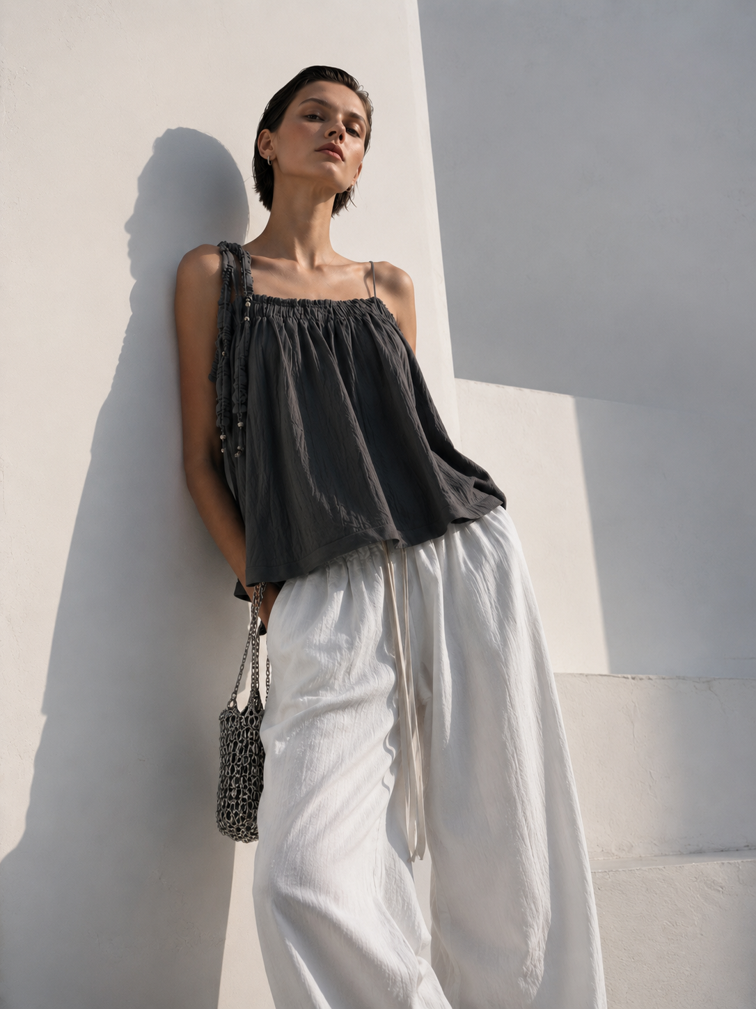 Charcoal Muse Top
